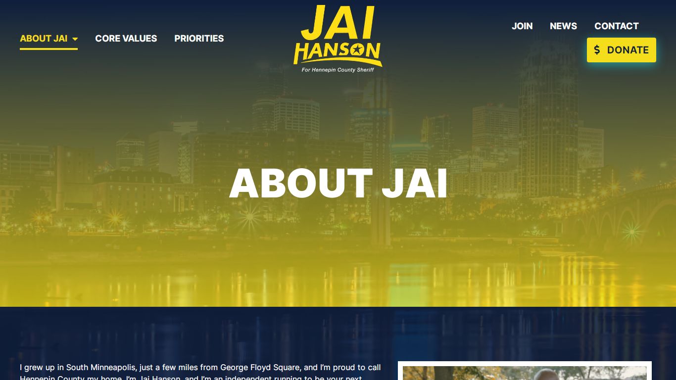 About Jai - Jai for Sheriff